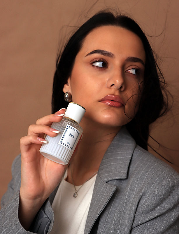 03°Scent  -Sophisticated Floral Woody Perfume with Aldehydes & Ylang-Ylang